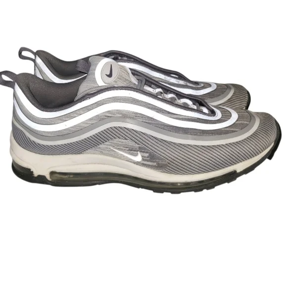 Wolf Grey Ultra Nike Air Max 97  Athletic Sneaker Tennis Shoe Men 13 Gray Walk - Picture 2 of 12